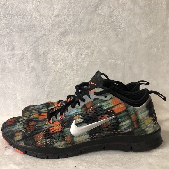 NIKE Woman City Lights Running Shoes 5.0 Free TR Fit 4 Syl 629832-007 Size 8 - Picture 1 of 16